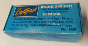 Bullfinch Mark 3 Bijou high pressure regulator