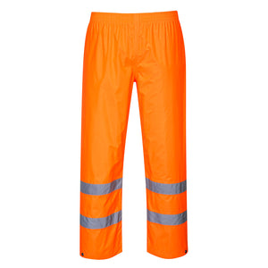 Hi-vis orange waterproof trousers