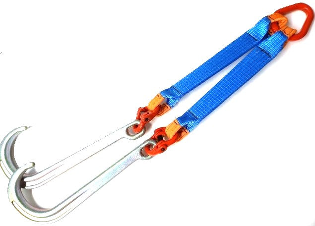 Winch Brother Strap with 'J' Hooks