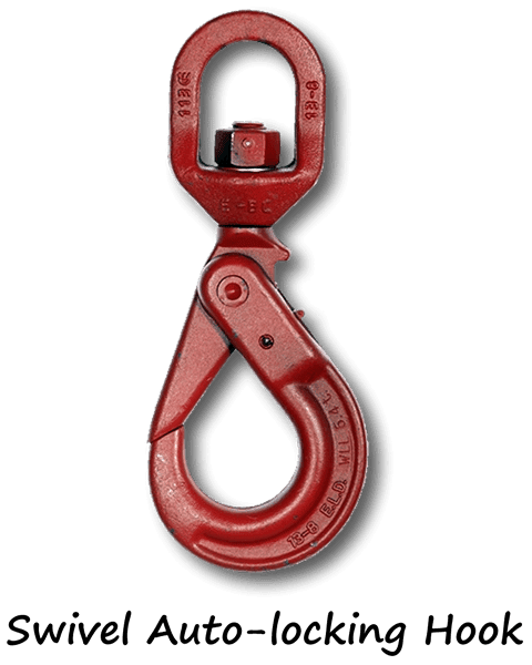 swivel auto-locking hook