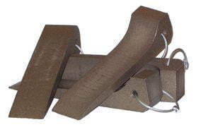 Wheel winching skid - car