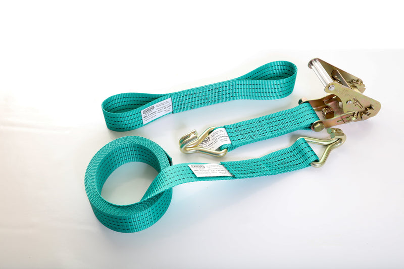 4 tonne Car Tie-down Strap set with Claw Hooks