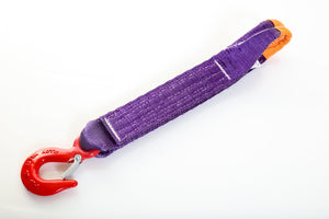 Tow-Eye Strap with 1.0t Alloy Safety Hook