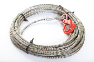 Winch cable with Auto-Locking Hook