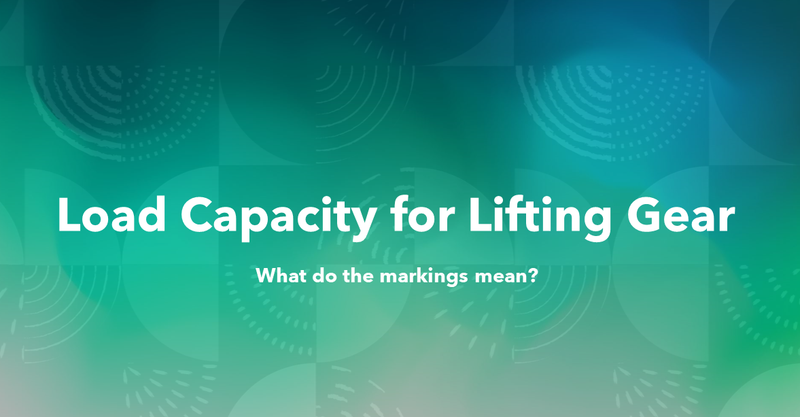 Load capacity and terminology for Lifting Equipment