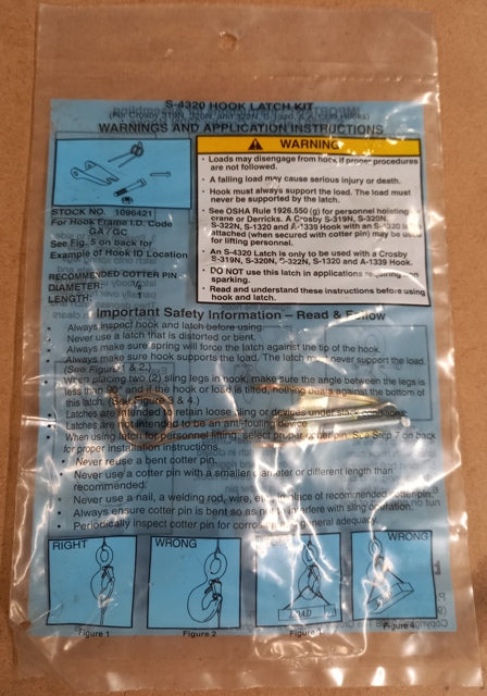 Latch Kit McKissick Snatch Blocks 2 tonne