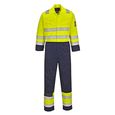 Modaflame Hi-Vis Yellow/Navy FR Coverall