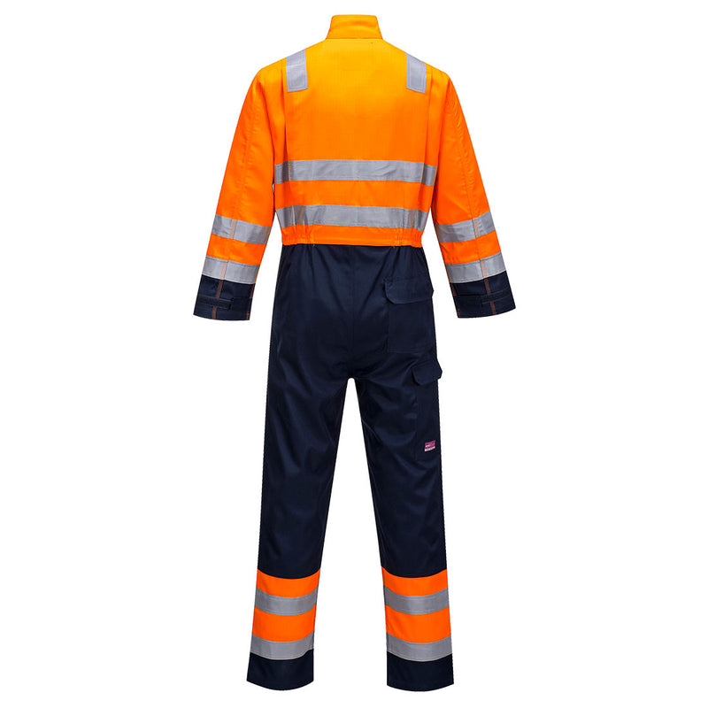 Modaflame Hi-Vis Orange/Navy HVO Coverall