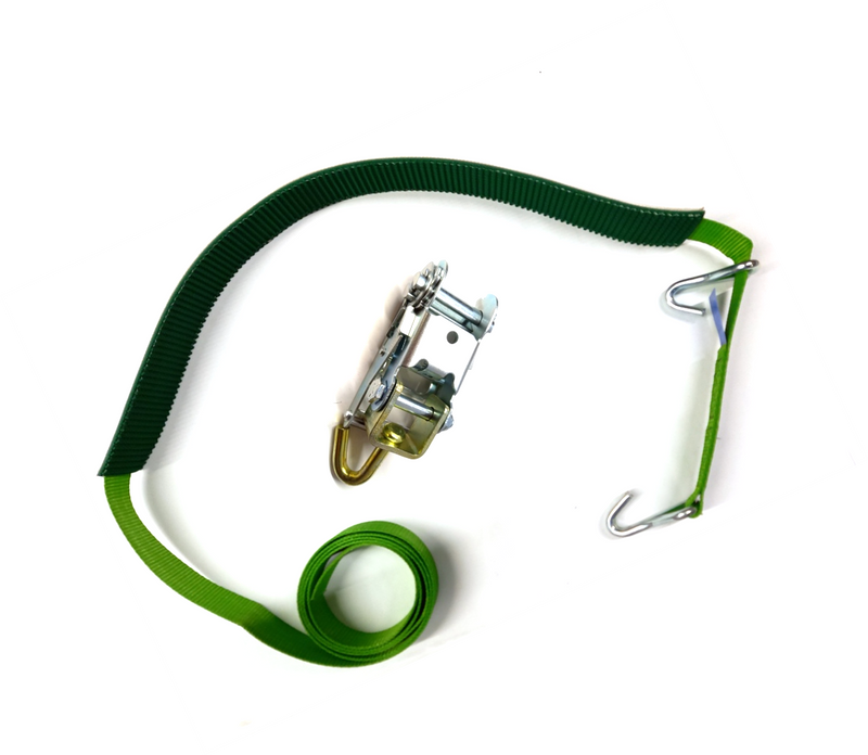 Over wheel strap system 3T - green webbing