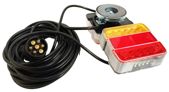 Magnetic LED Trailer Lights c/w covers for magnets