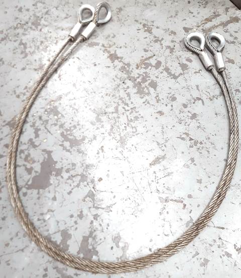 Wire Cable Sling 14mm thimble eyes