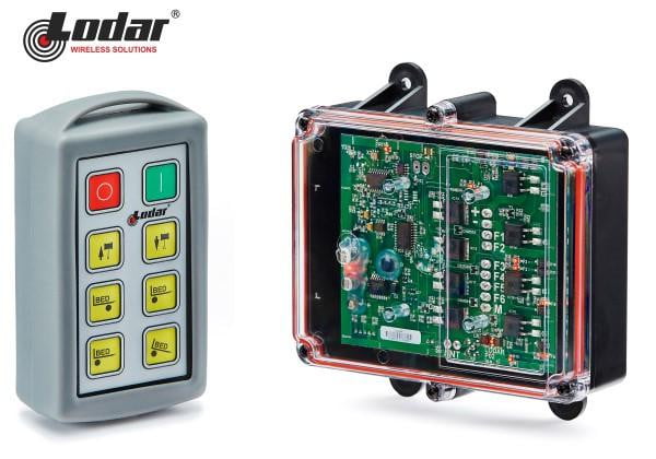 LODAR 6 function Radio Remote Control with standard transmitter