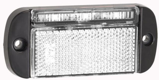 LED Low Profile FRONT Marker Light - 12/24V