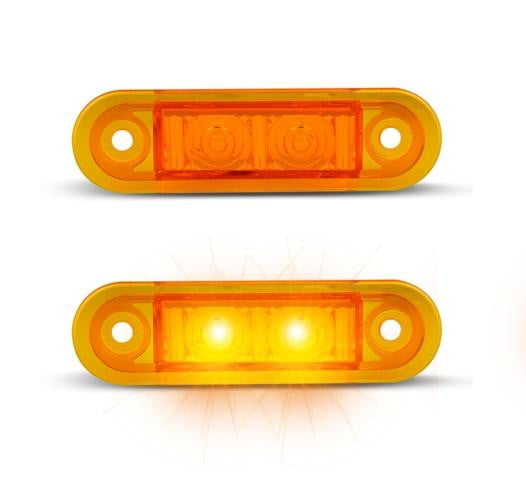 Compact LED SIDE (Kelsa) Marker Lamps (Amber)