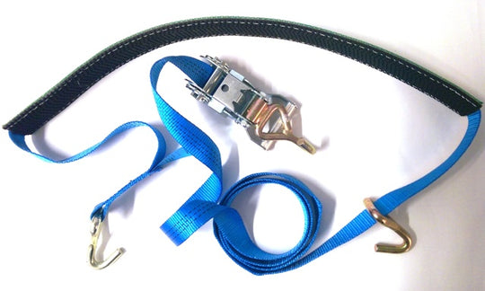 Over Wheel Ratchet 35mm Strap System with Claw Hook & Pad