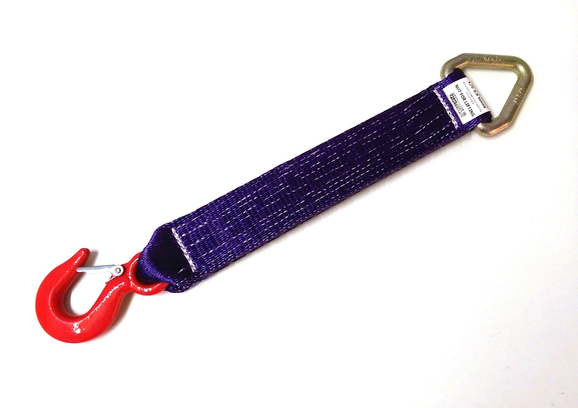 Towing outlet eye strap