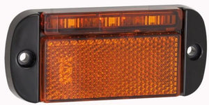 Low Profile Amber Side Marker Lamp - 12/24V